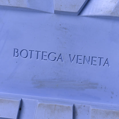 Bottega Veneta Calfskin The Tire Chelsea Boots 40 Black Periwinkle 8 of 13