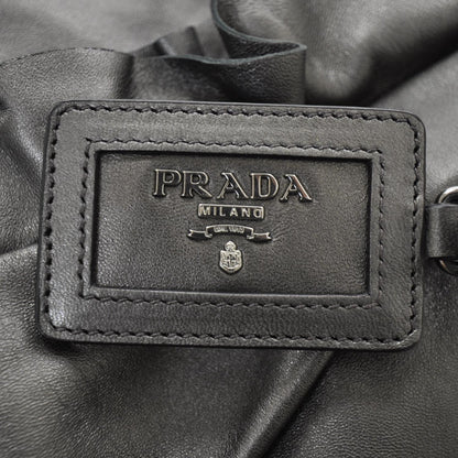 Prada Nappa Ruffle Hobo Silver 9 of 9