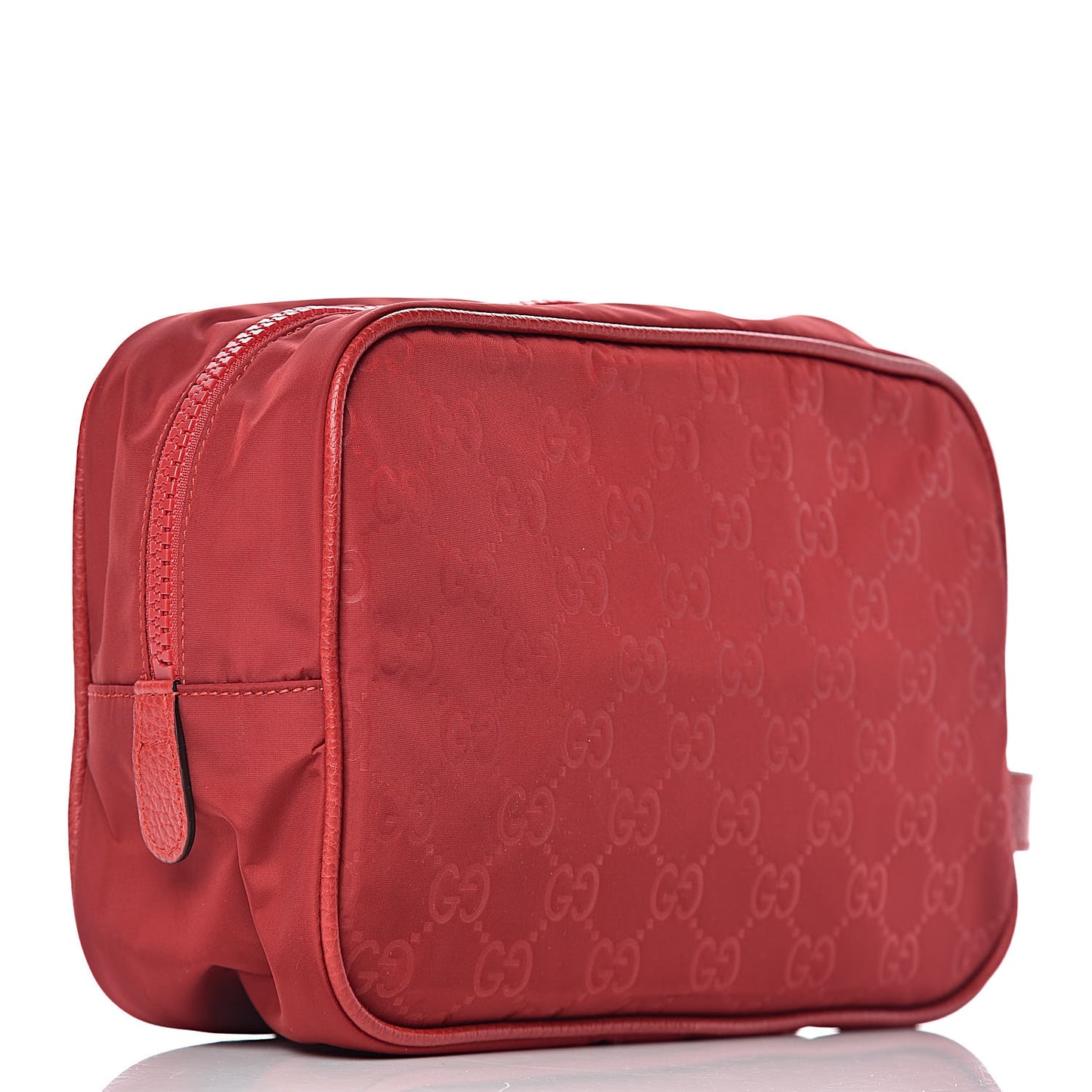 Nylon Monogram Dolmias Pouch Vibrant Red