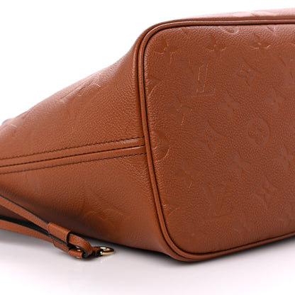 Louis Vuitton Empreinte Monogram Giant Neverfull MM Cognac 8 of 9