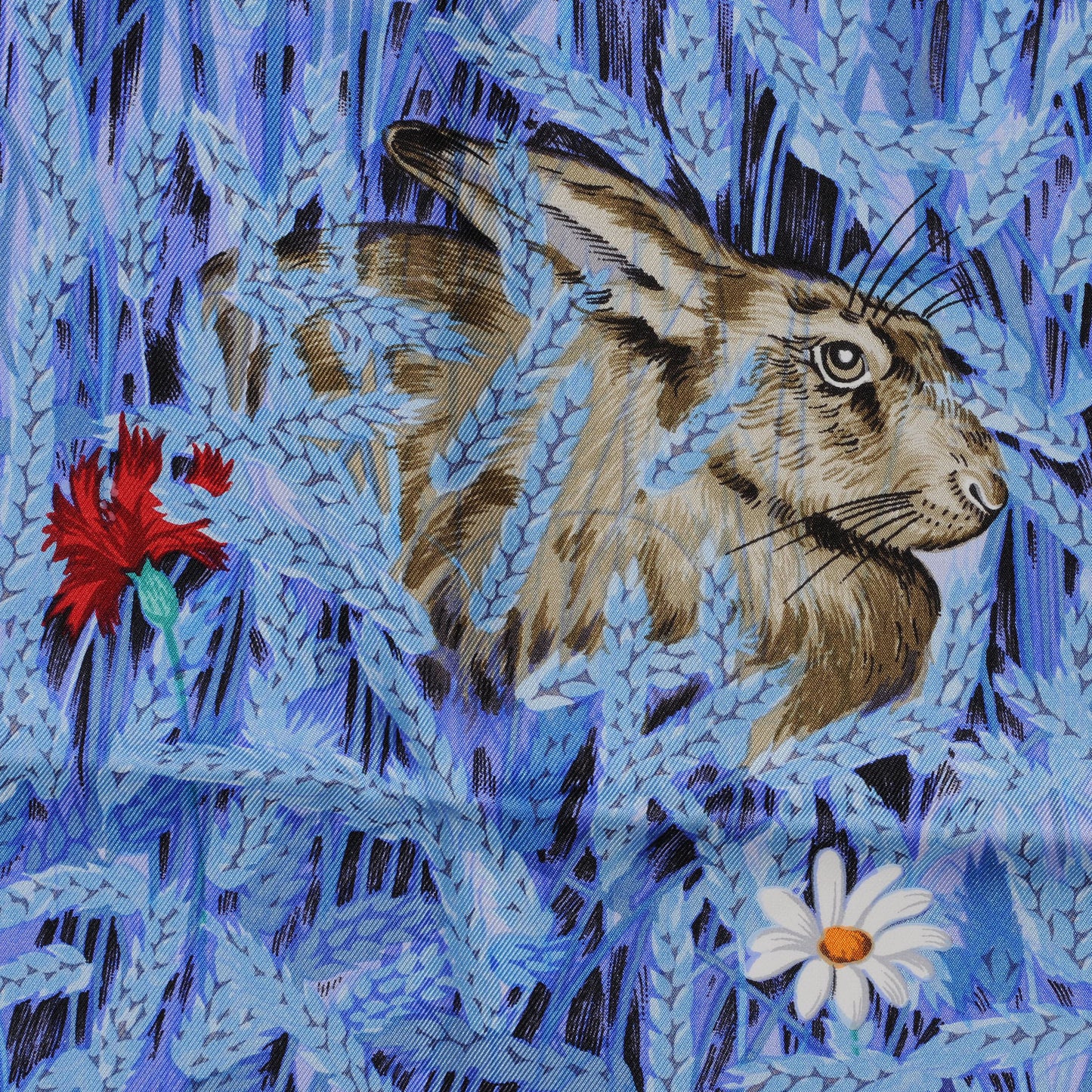 Silk Les Bles Scarf 90