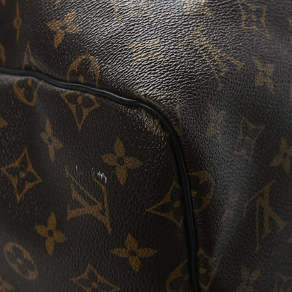 Louis Vuitton Monogram Macassar Keepall Bandouliere 55 10 of 12