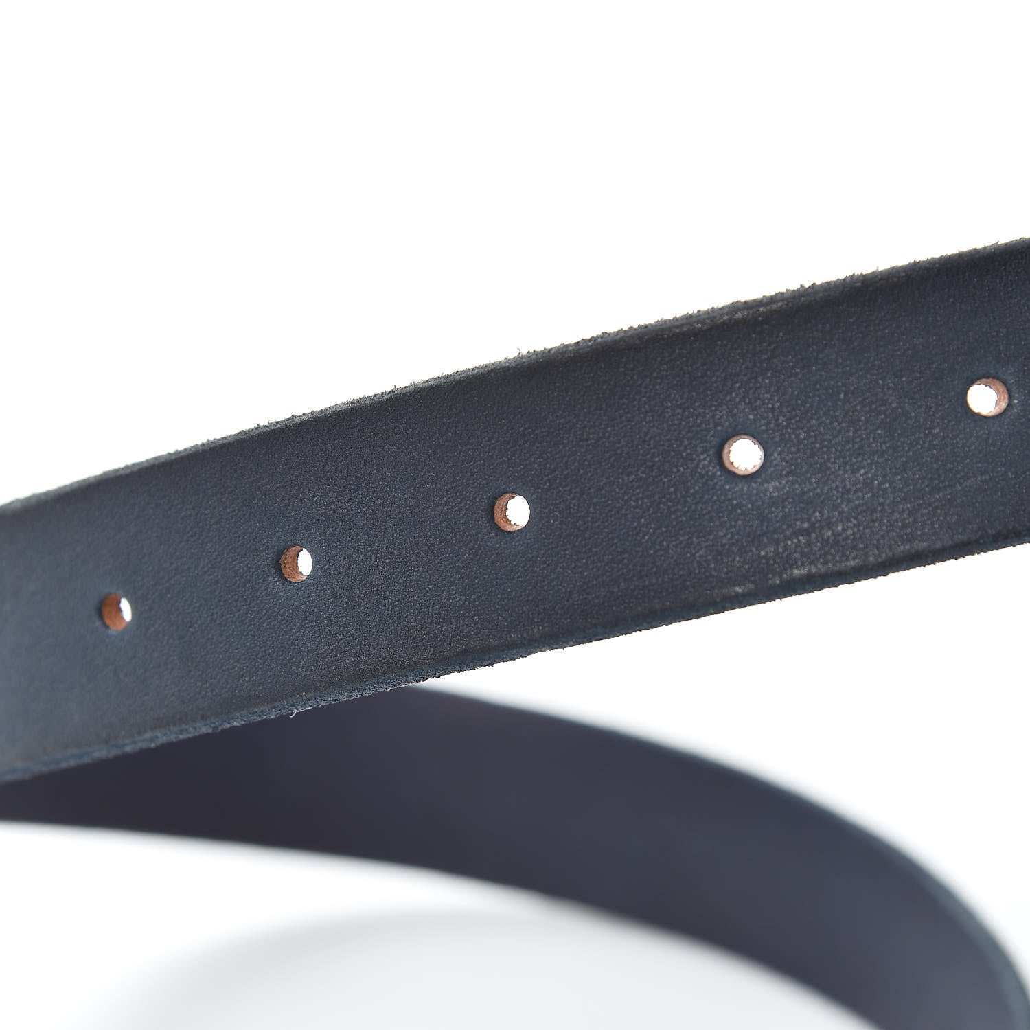 Gucci Cuoio Toscano Nickel Double G 30mm Belt 90 36 Blue 5 of 7
