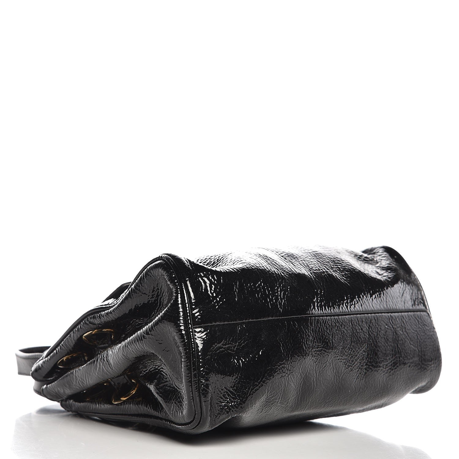 Jimmy Choo Patent Mini Riki Black 4 of 6