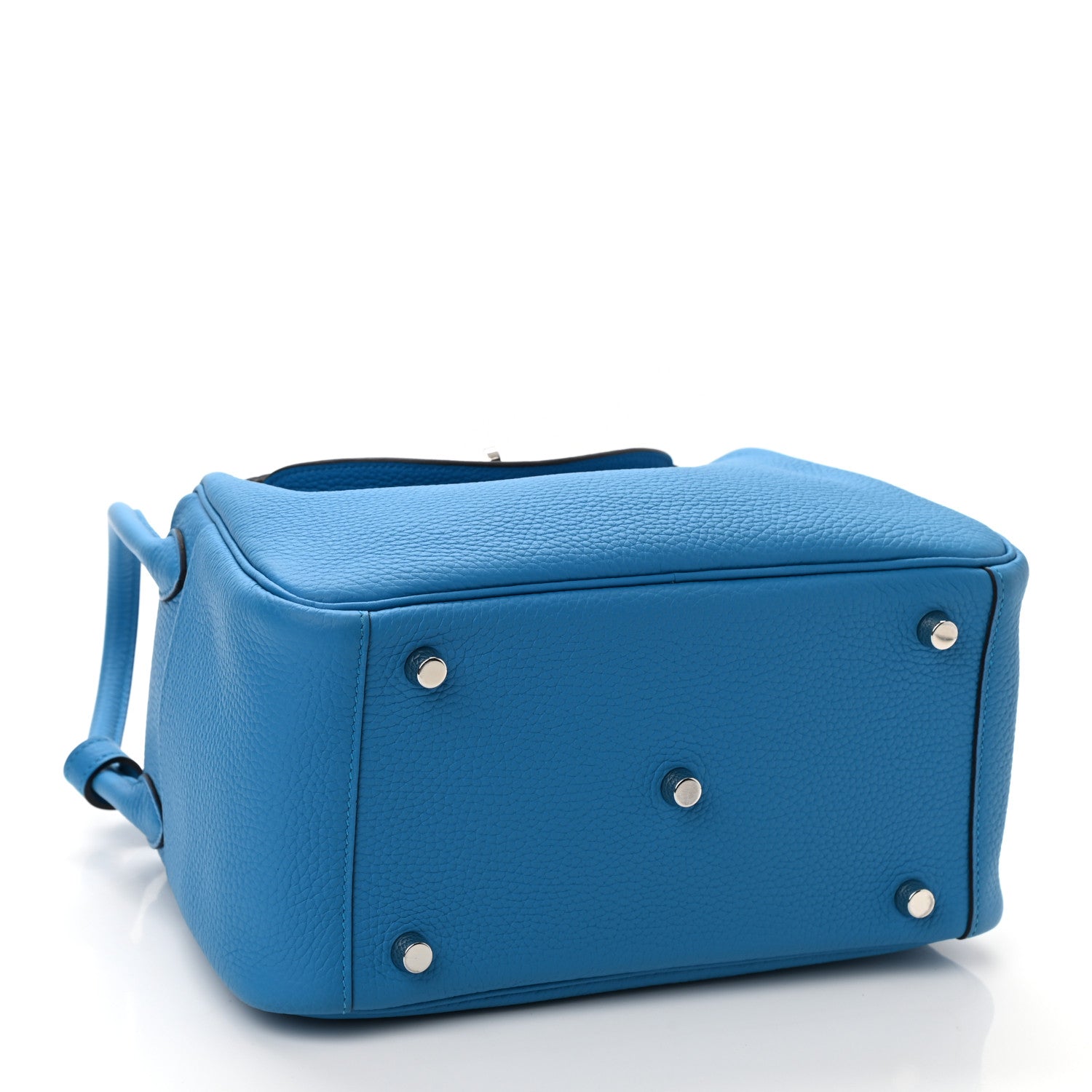 Hermes Taurillon Clemence Lindy 26 Bleu Frida 4 of 9