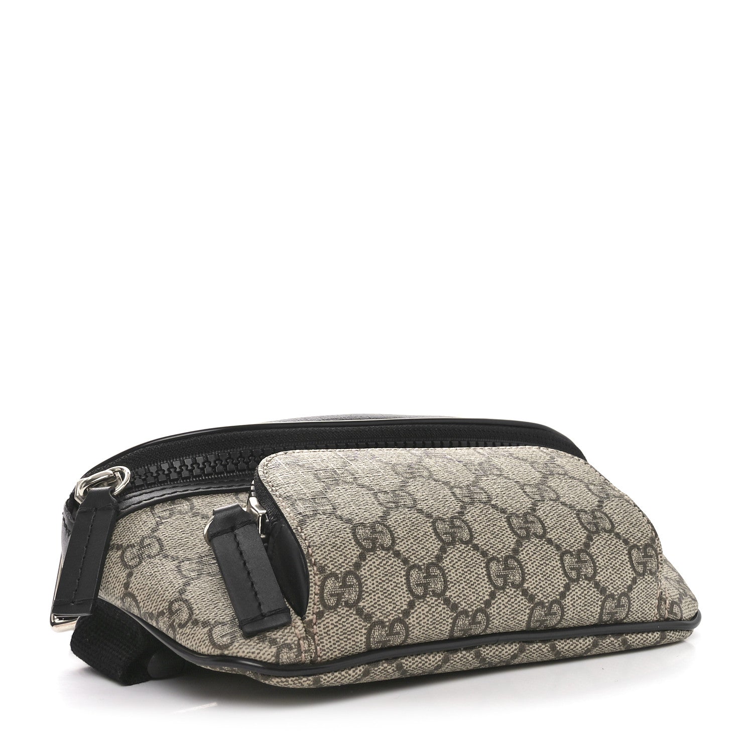 Gucci GG Supreme Monogram Belt Bag Black 4 of 10