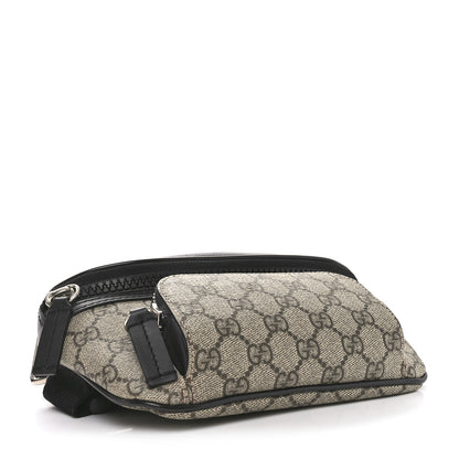 Gucci GG Supreme Monogram Belt Bag Black 4 of 10
