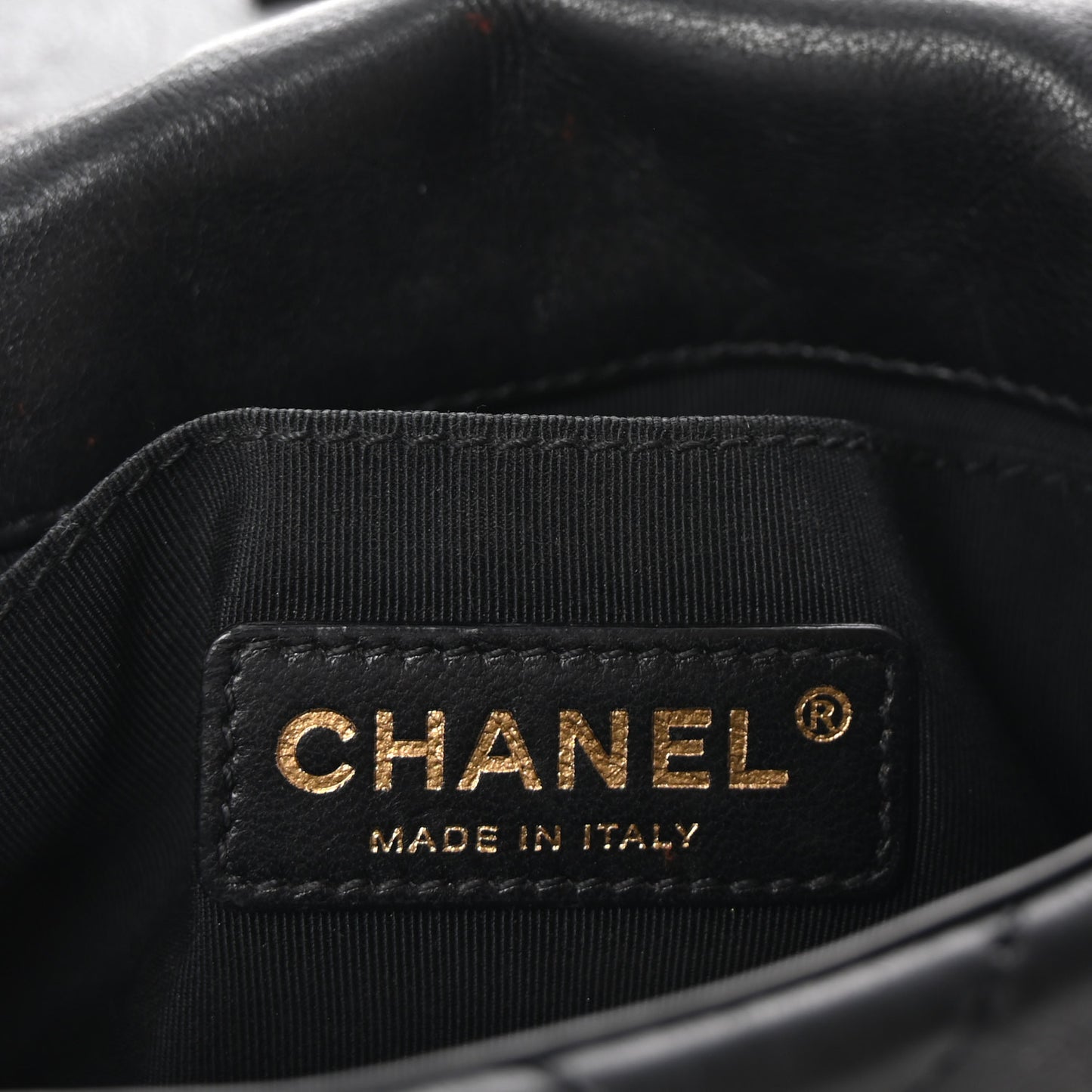 Calfskin Mini Chain Me Flap Black