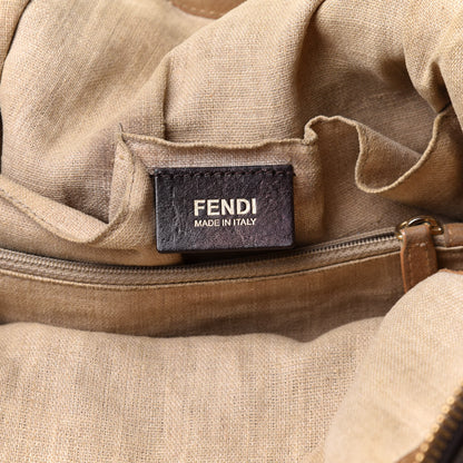 Fendi Pequin Cuoio Vegetale 2Bag Tobacco Cuoio Miele Vacchetta 6 of 14