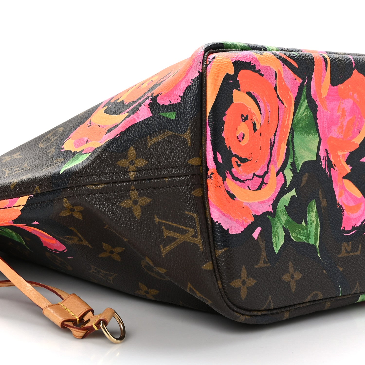 Louis Vuitton Monogram Roses Neverfull MM 8 of 9