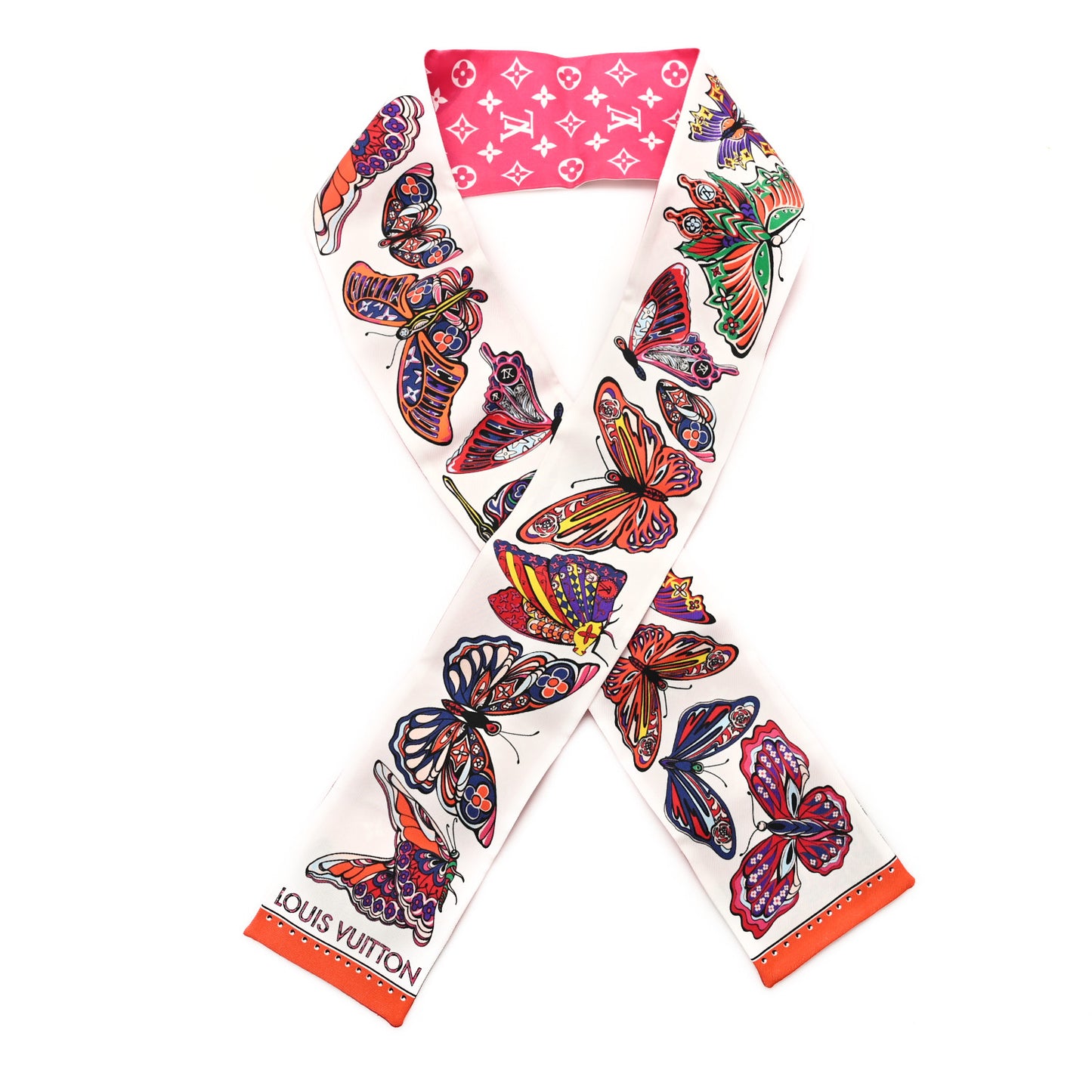 Silk Monogram World Of Love Bandeau White