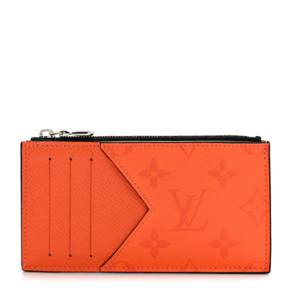 Louis Vuitton Taigarama Coin Card Holder Orange 1 of 13