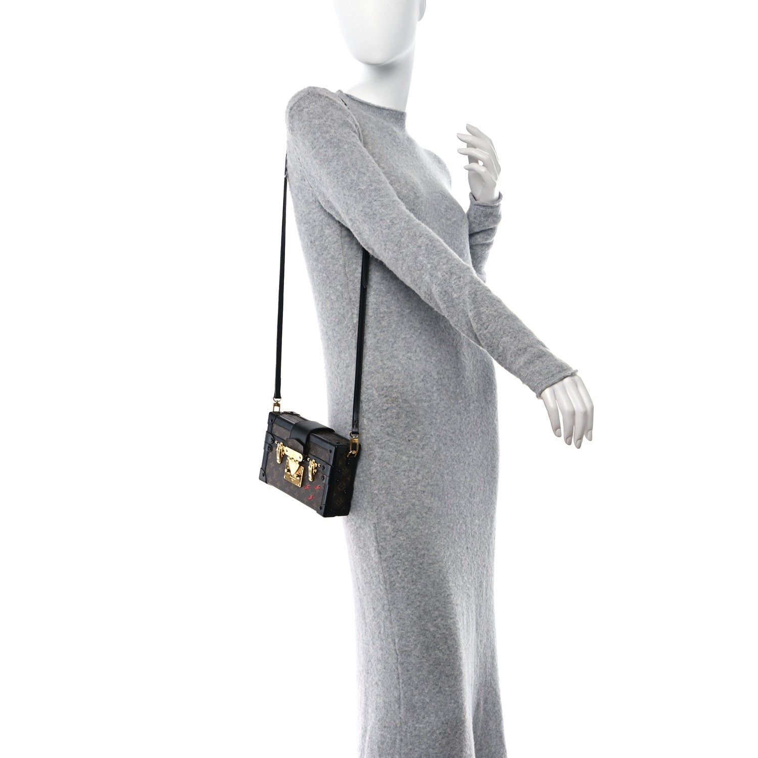 Louis Vuitton Monogram Petite Malle Black 2 of 12