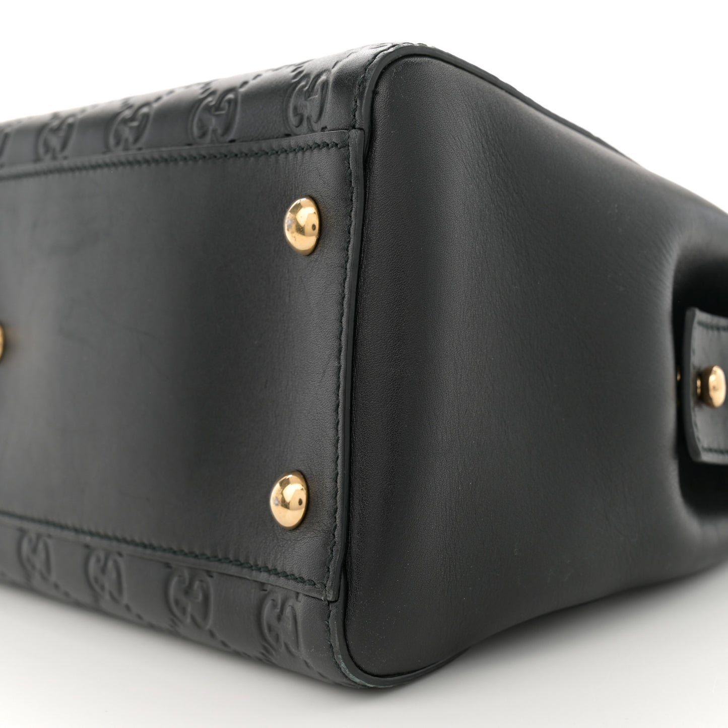 Guccissima Signature Medium Shoulder Tote Bag Black