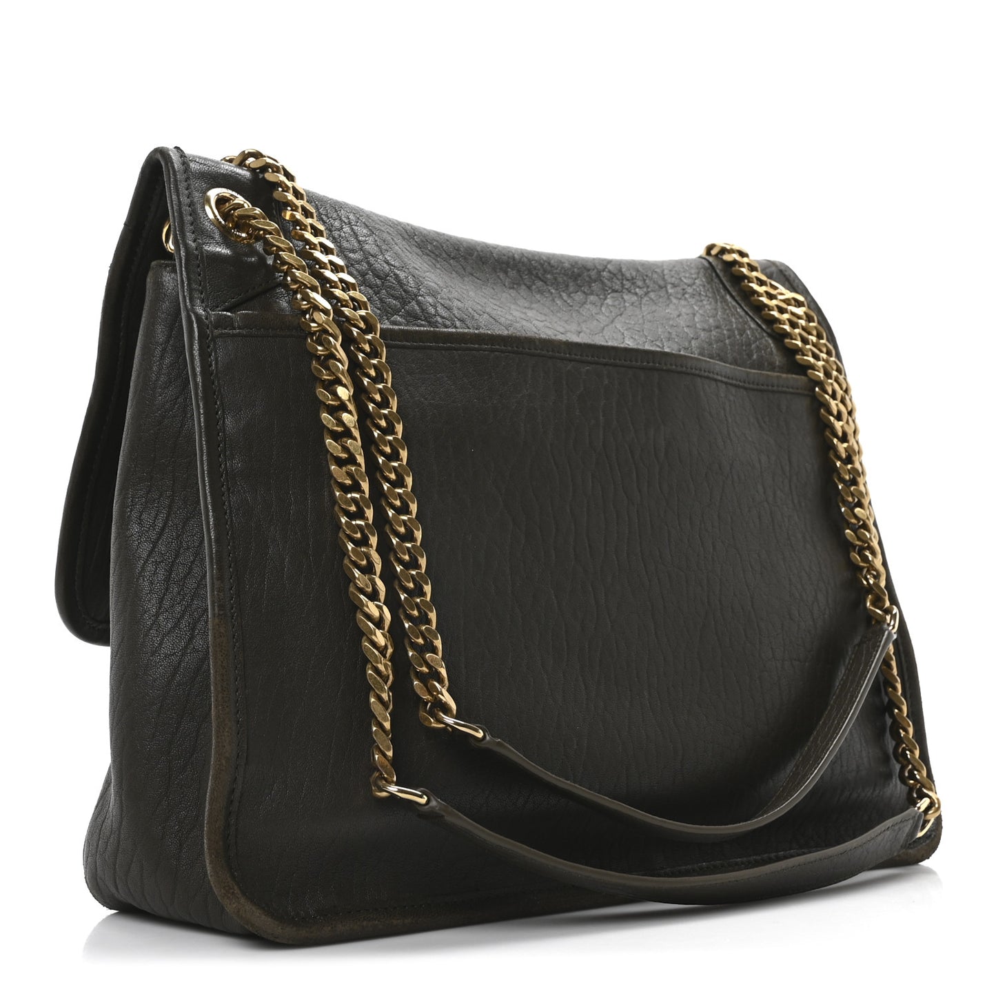 Grained Lambskin Monogram Large Niki Chain Satchel Light Musk