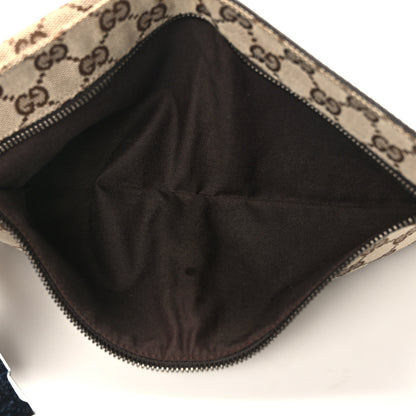 Gucci GG Monogram Double Pocket Belt Bag Dark Brown 5 of 14