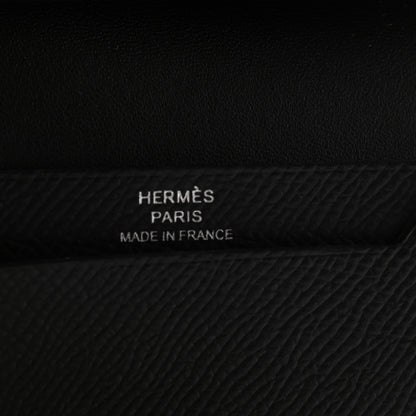 Hermes Epsom Mini Bearn Wallet Black 6 of 7
