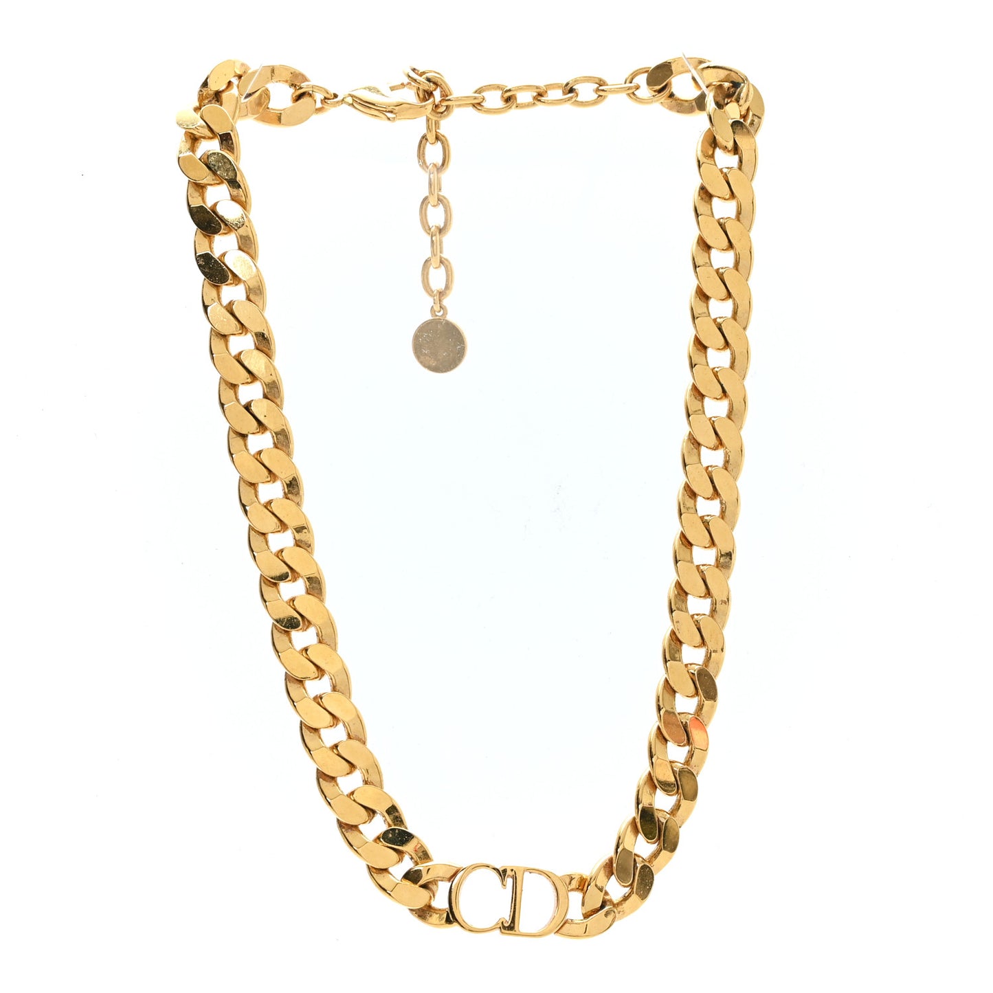 Metal Danseuse Etoile Chain Choker Necklace Gold