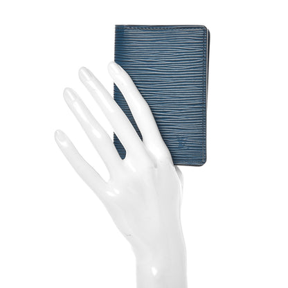 Louis Vuitton Epi Pocket Organizer Blue Celeste 2 of 6