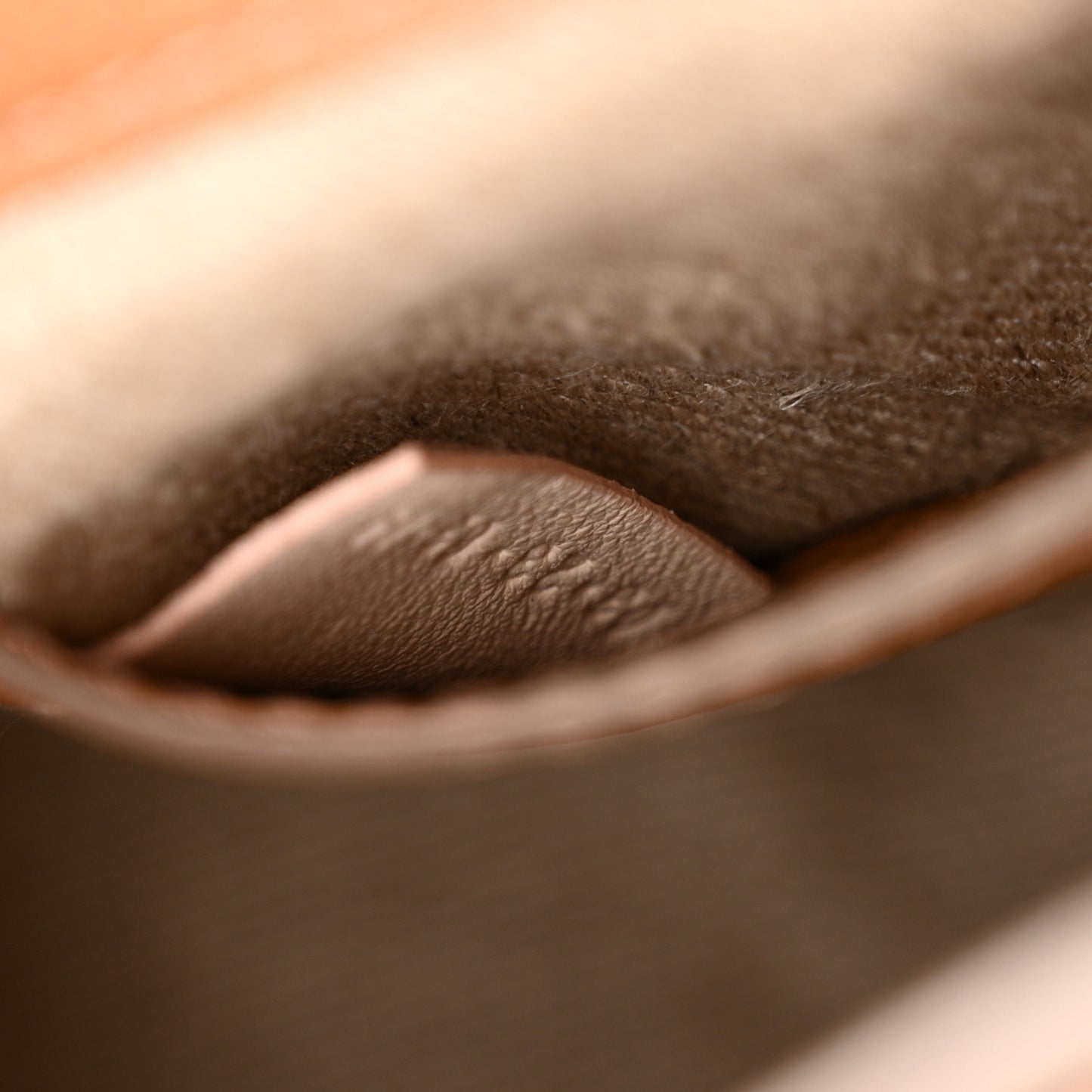 Calfskin Mini Marcie Round Crossbody Bag Tan