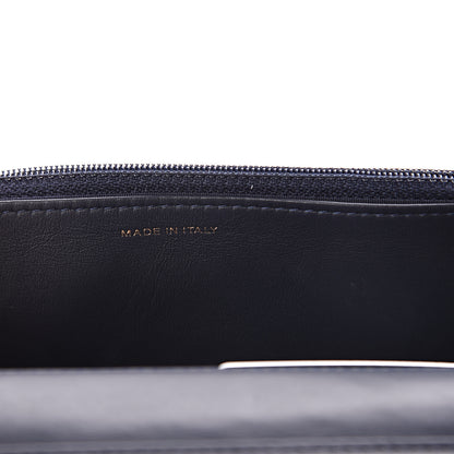 Chanel Caviar Quilted Boy Wallet On Chain WOC Navy 6 of 7