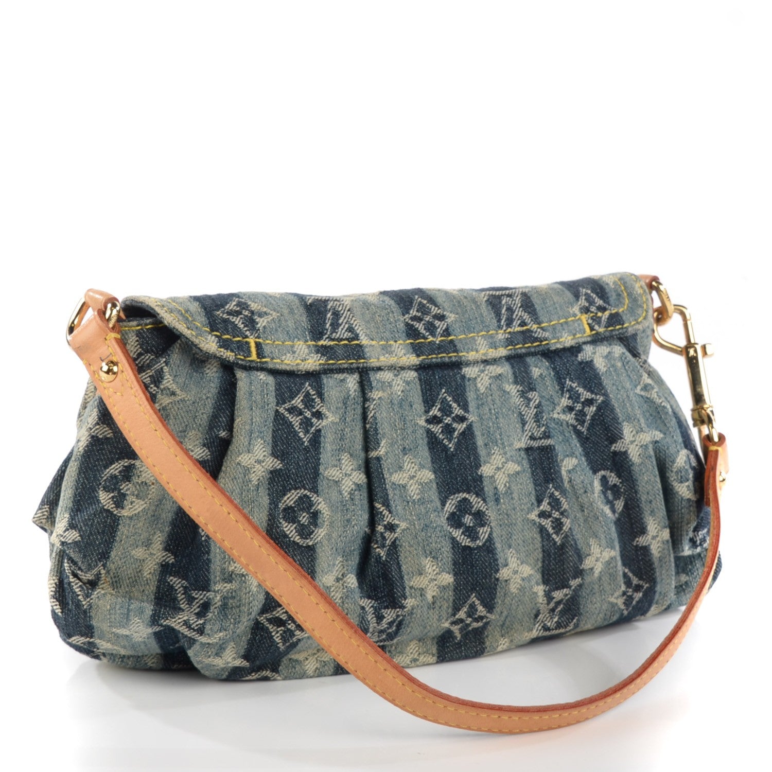 Louis Vuitton Denim Raye Mini Pleaty 3 of 9