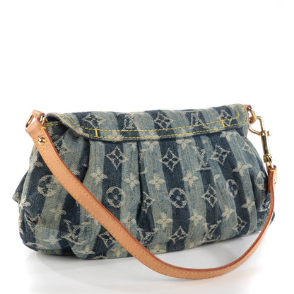 Louis Vuitton Denim Raye Mini Pleaty 3 of 9