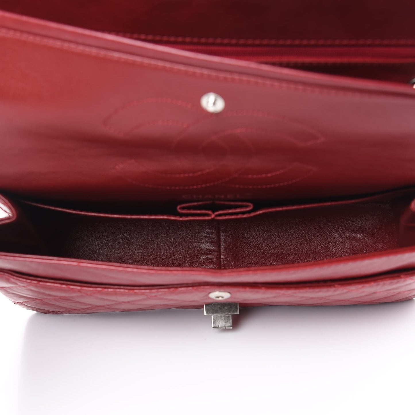 Aged Calfskin Quilted 2.55 Reissue 226 Flap Red