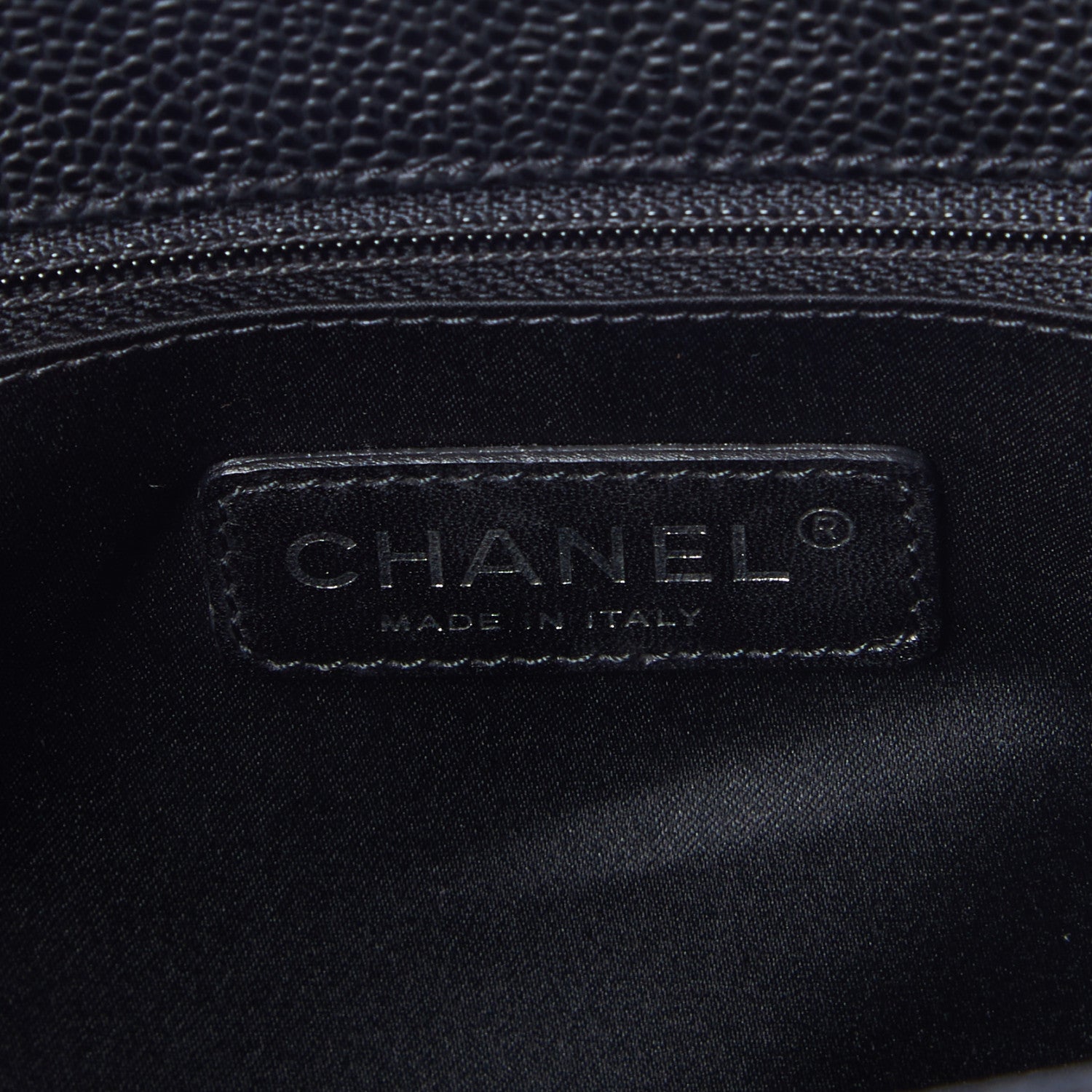 Chanel Caviar Quilted Grand Shopping Tote GST Black 8 of 9