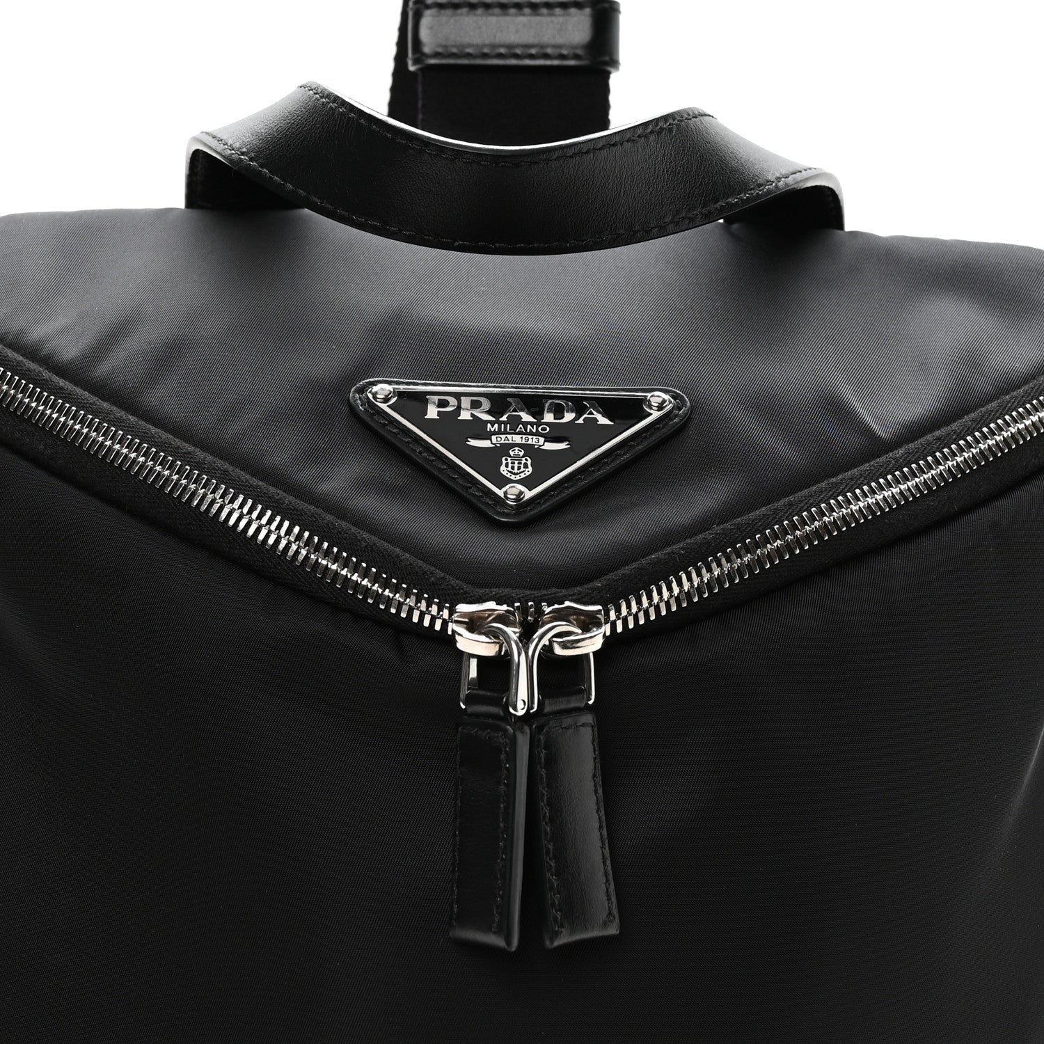 Prada Re-Nylon Sling Backpack Black 8 of 10