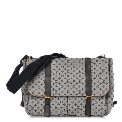 Louis Vuitton Mini Lin Sac a Langer Diaper Bag Blue 1 of 20
