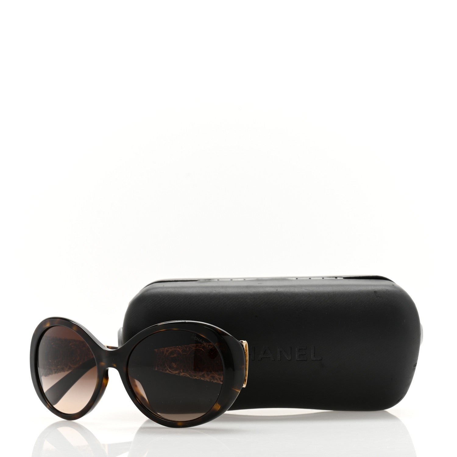 Chanel Metal Filigree Butterfly Sunglasses 5262-A Tortoise 8 of 8