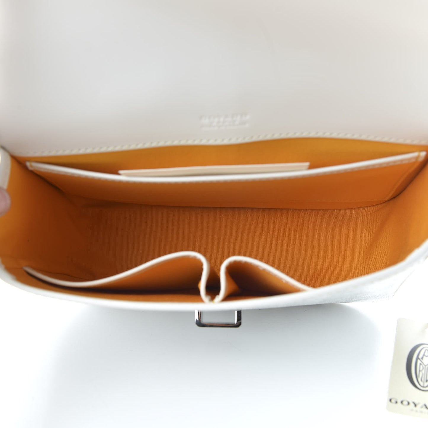 Goyardine Belvedere II PM Messenger Bag White