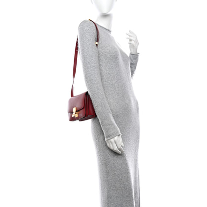 Celine Box Calfskin Small Classic Box Flap Bag Red 2 of 15