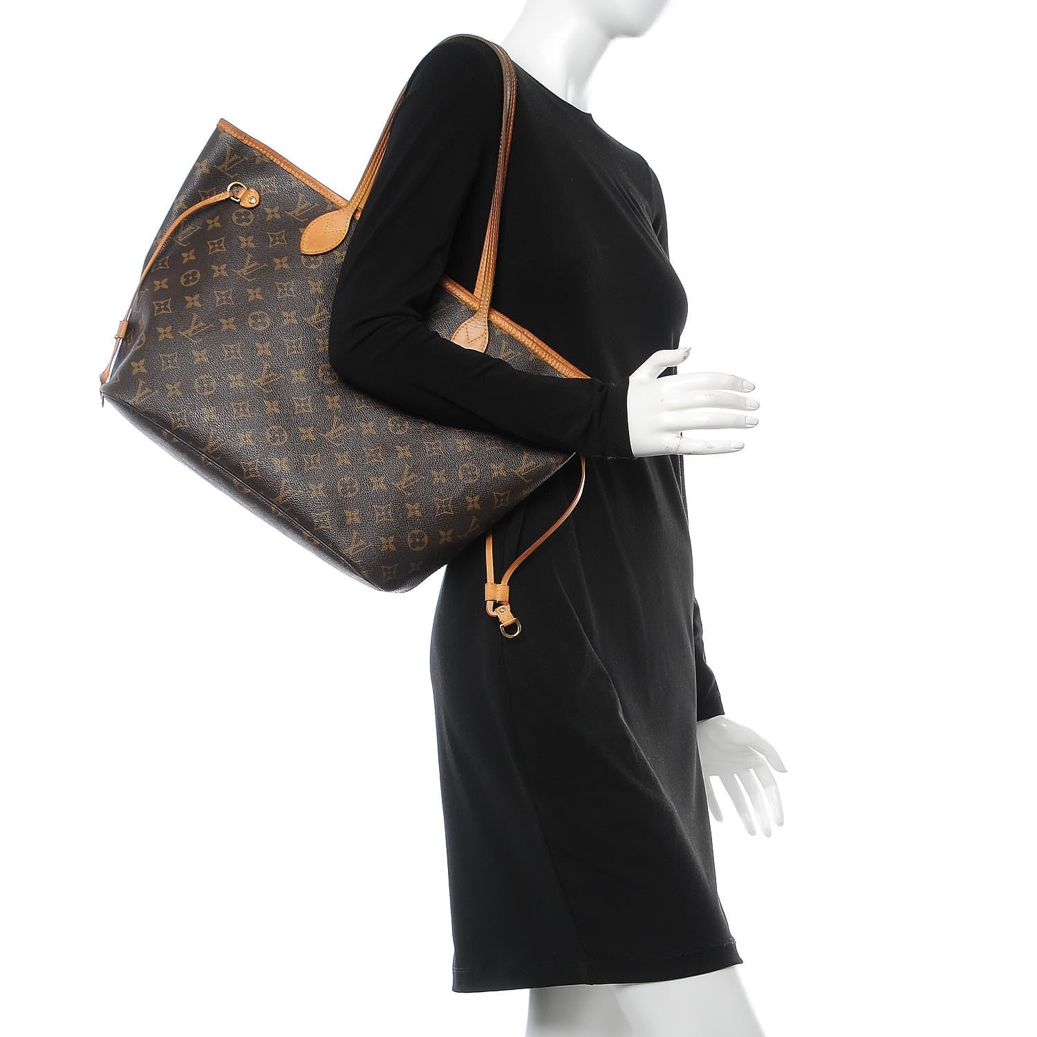 Louis Vuitton Monogram Neverfull MM 2 of 9