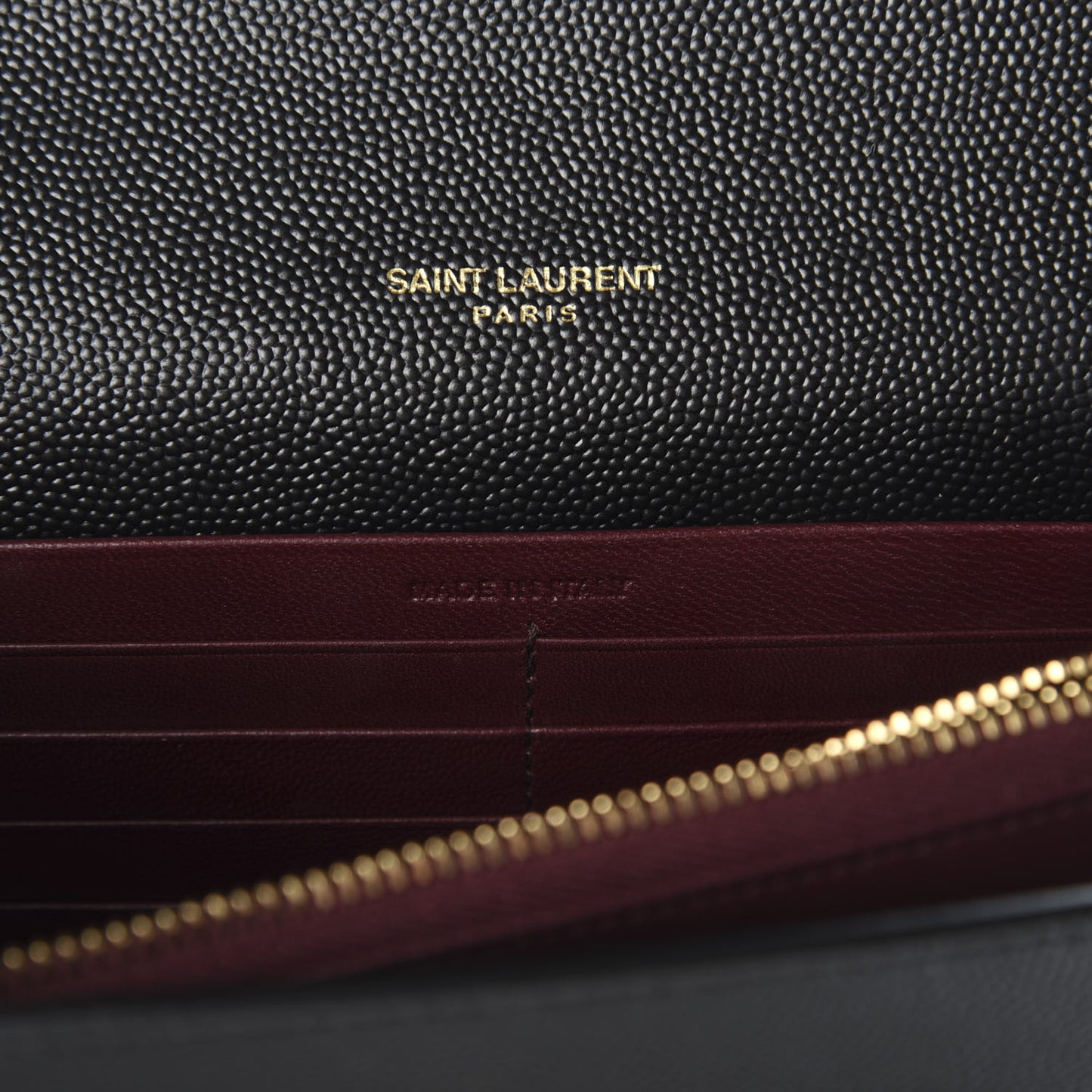 Grain De Poudre Monogram Cassandra Chain Wallet Black Rouge Legion