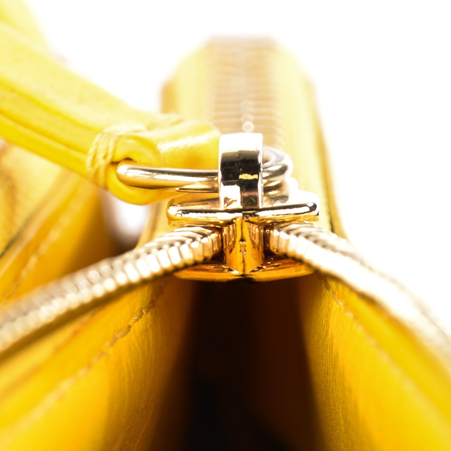 Lambskin Small Trio Crossbody Bag Sun Yellow