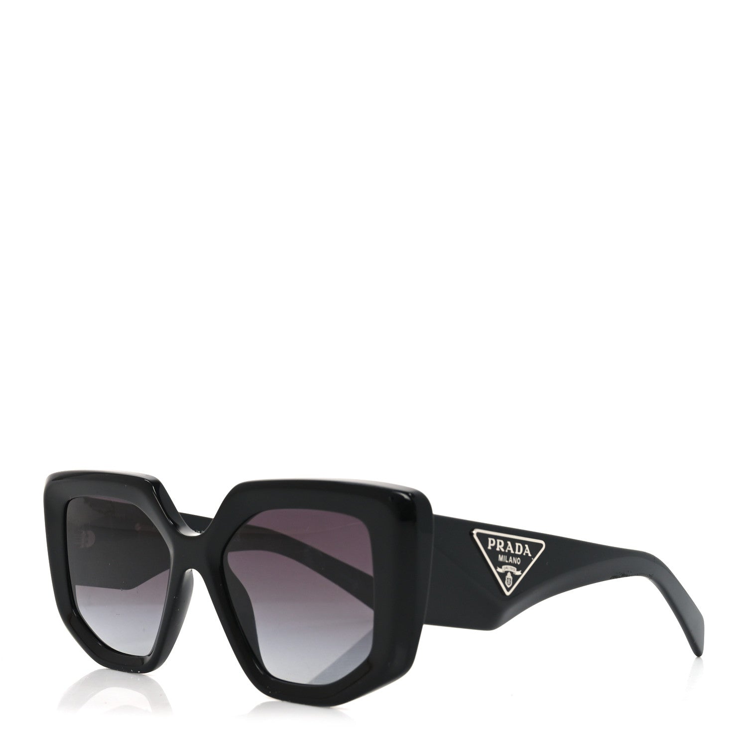 Prada Acetate Symbole Sunglasses SPR 14Z Black 1 of 6