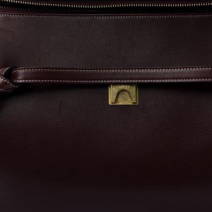 Celine Natural Calfskin Small Belt Bag Burgundy 10 of 14
