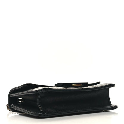 Chanel Sheepskin Quilted Mini Beauty Lock Flap Black 4 of 11