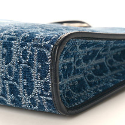 Christian Dior Denim Oblique 30 Montaigne Dea Pouch Blue 9 of 9