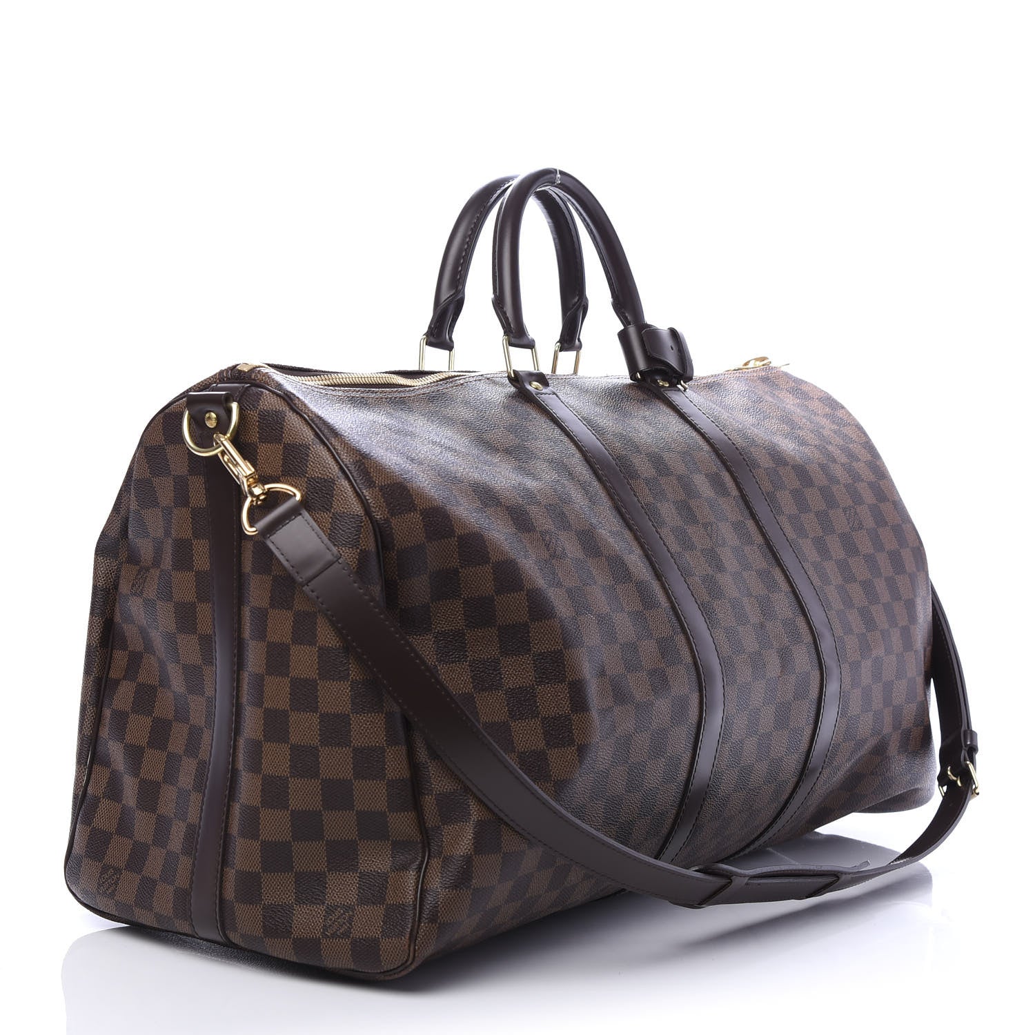 Louis Vuitton Damier Ebene Keepall Bandouliere 55 2 of 11