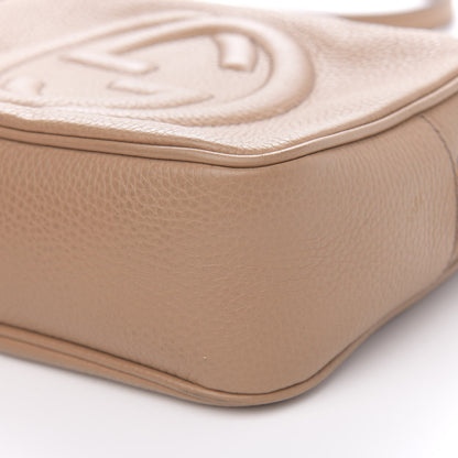 Gucci Pebbled Calfskin Small Soho Disco Bag Rose Beige 9 of 15