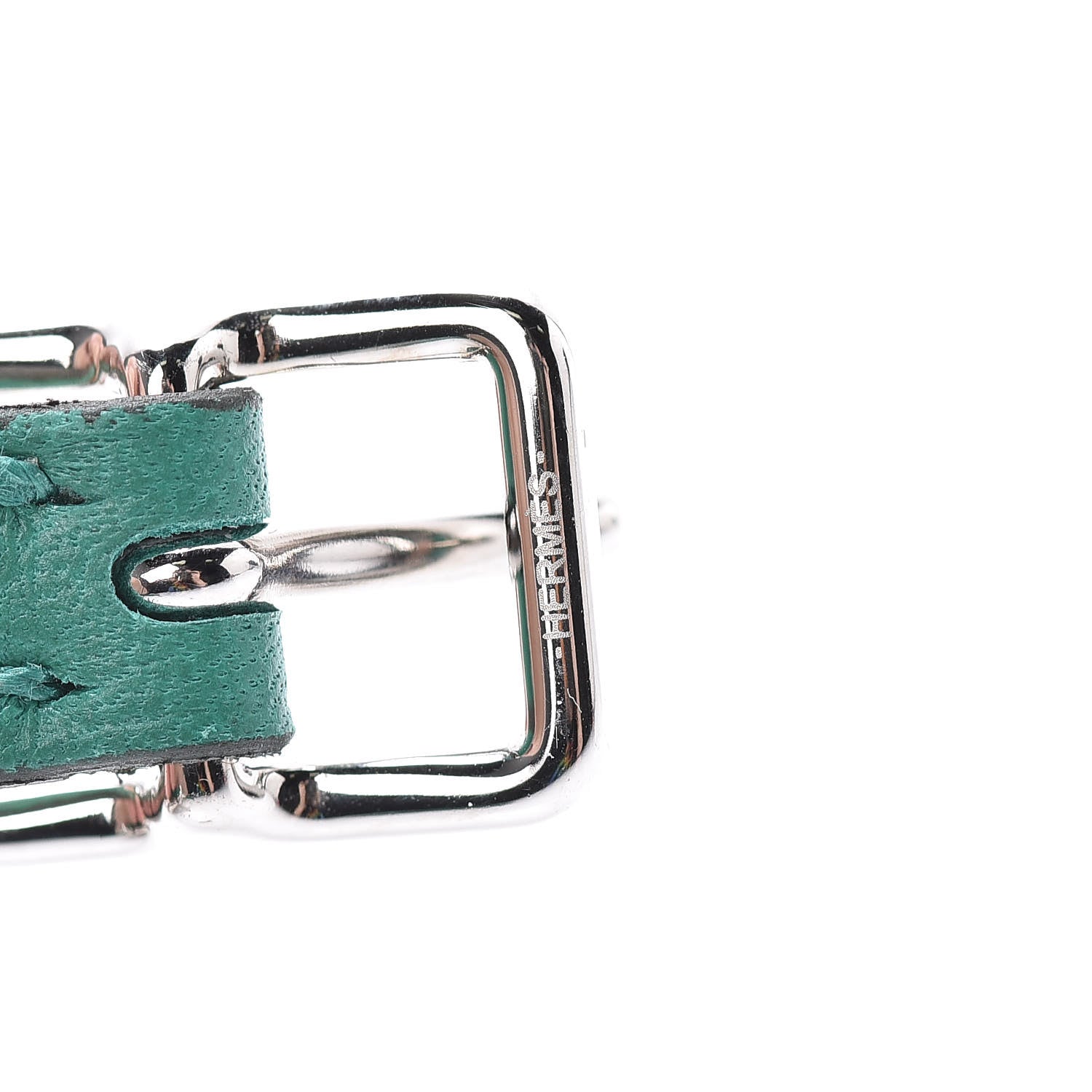 Hermes Swift Etrier Double Tour Bracelet T2 Vert Vertigo 4 of 9