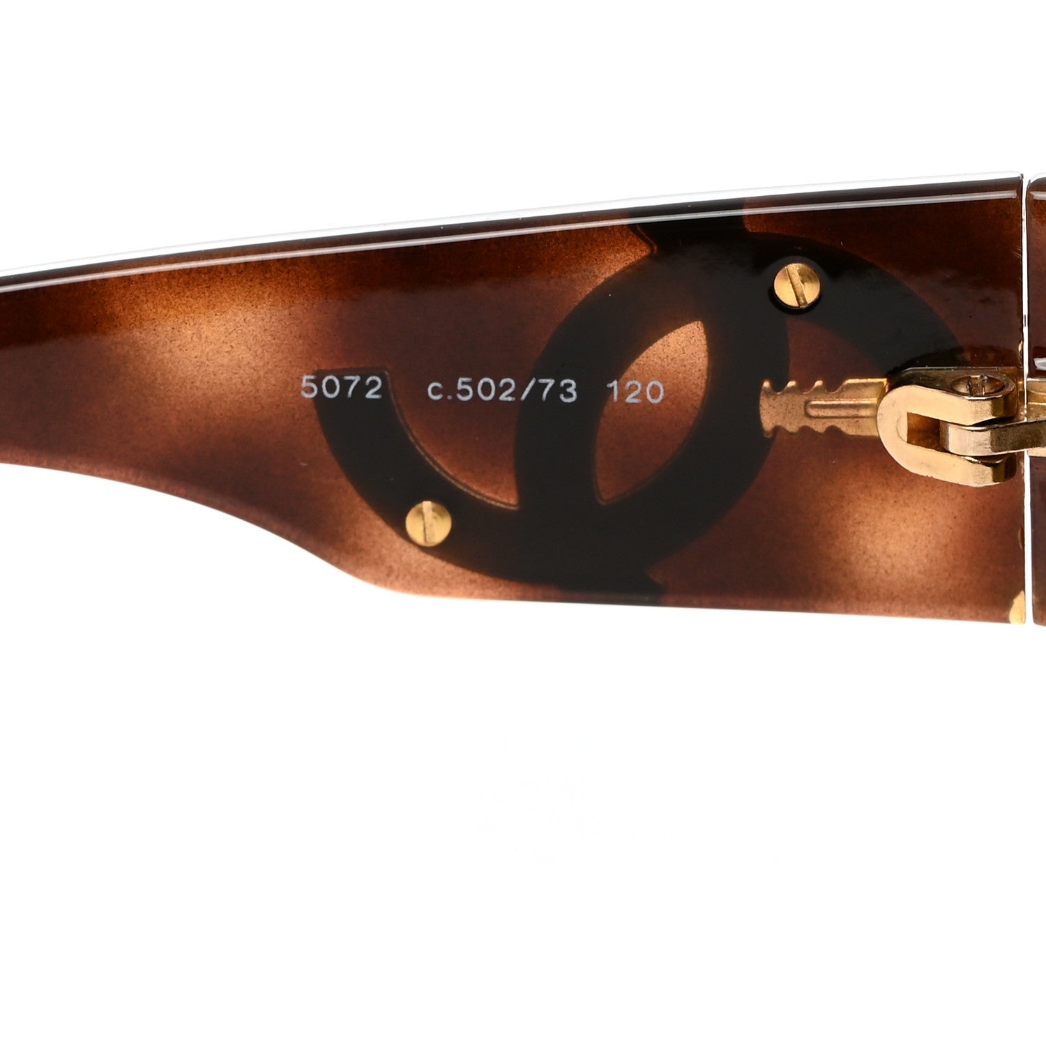 Chanel Baguette CC Sunglasses Tortoise 5 of 8