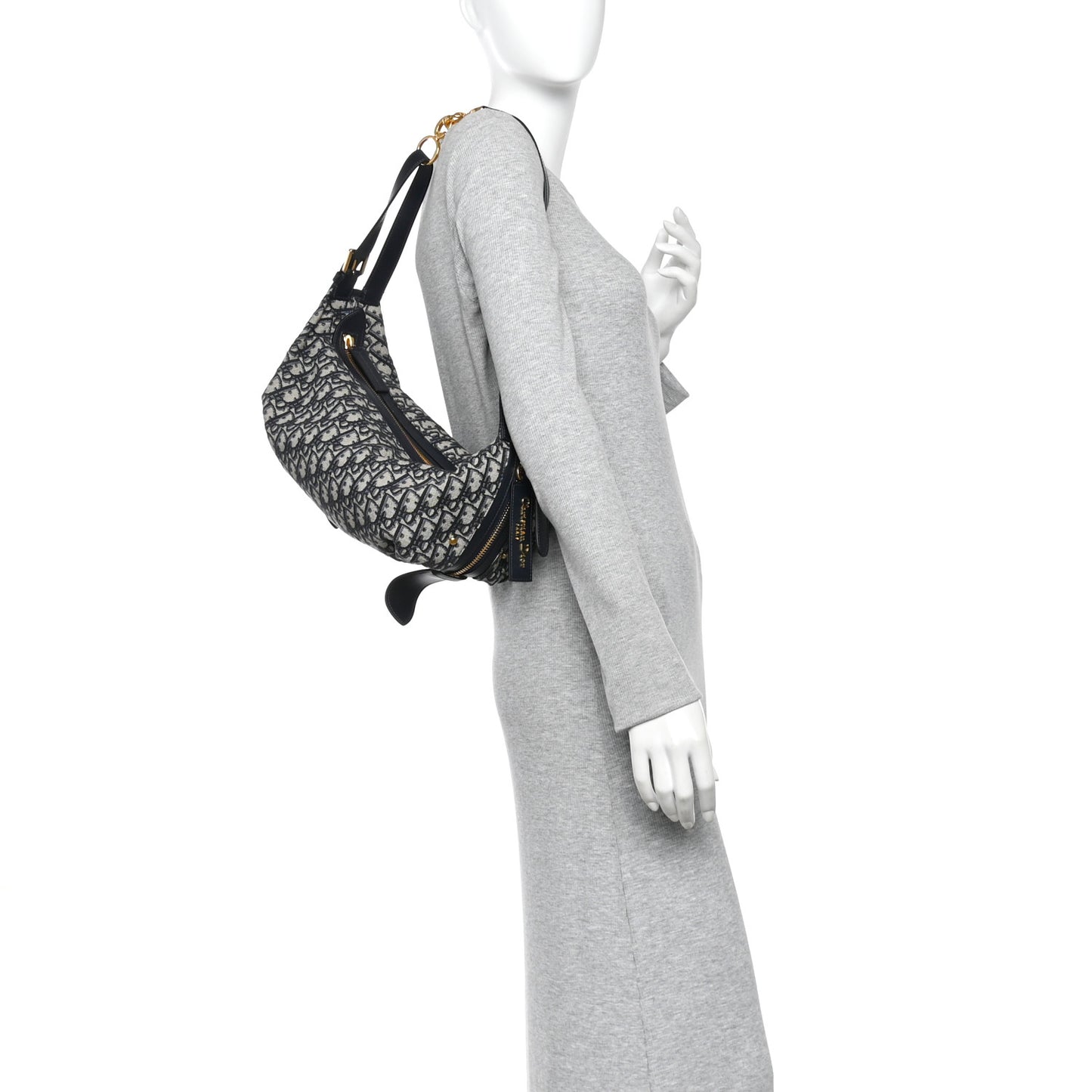Oblique Medium D-Journey Bag Blue