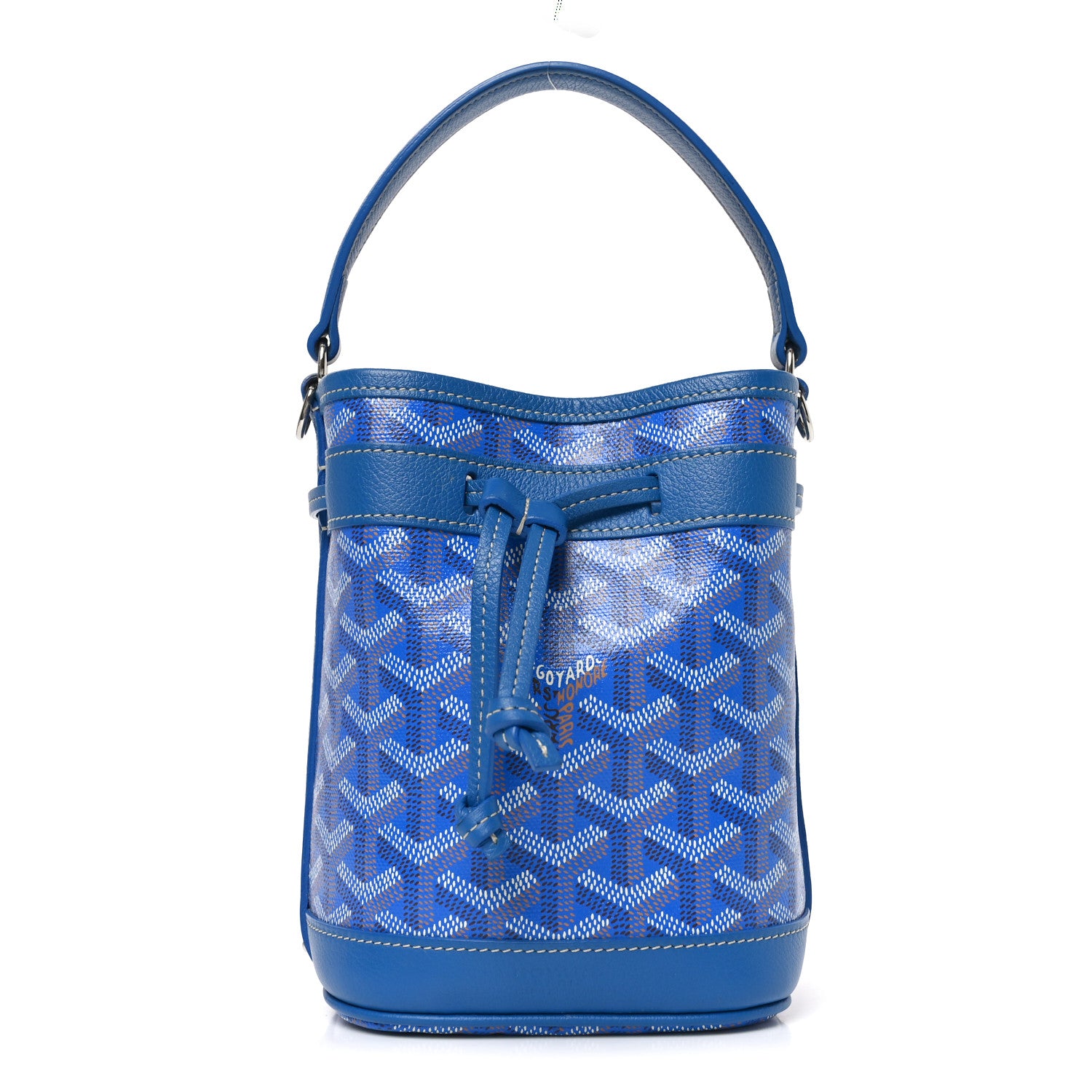 Goyard Goyardine Petit Flot Mini Bucket Bag Sky Blue 1 of 9