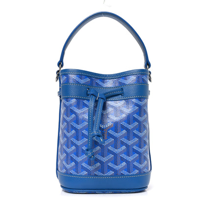 Goyard Goyardine Petit Flot Mini Bucket Bag Sky Blue 1 of 9