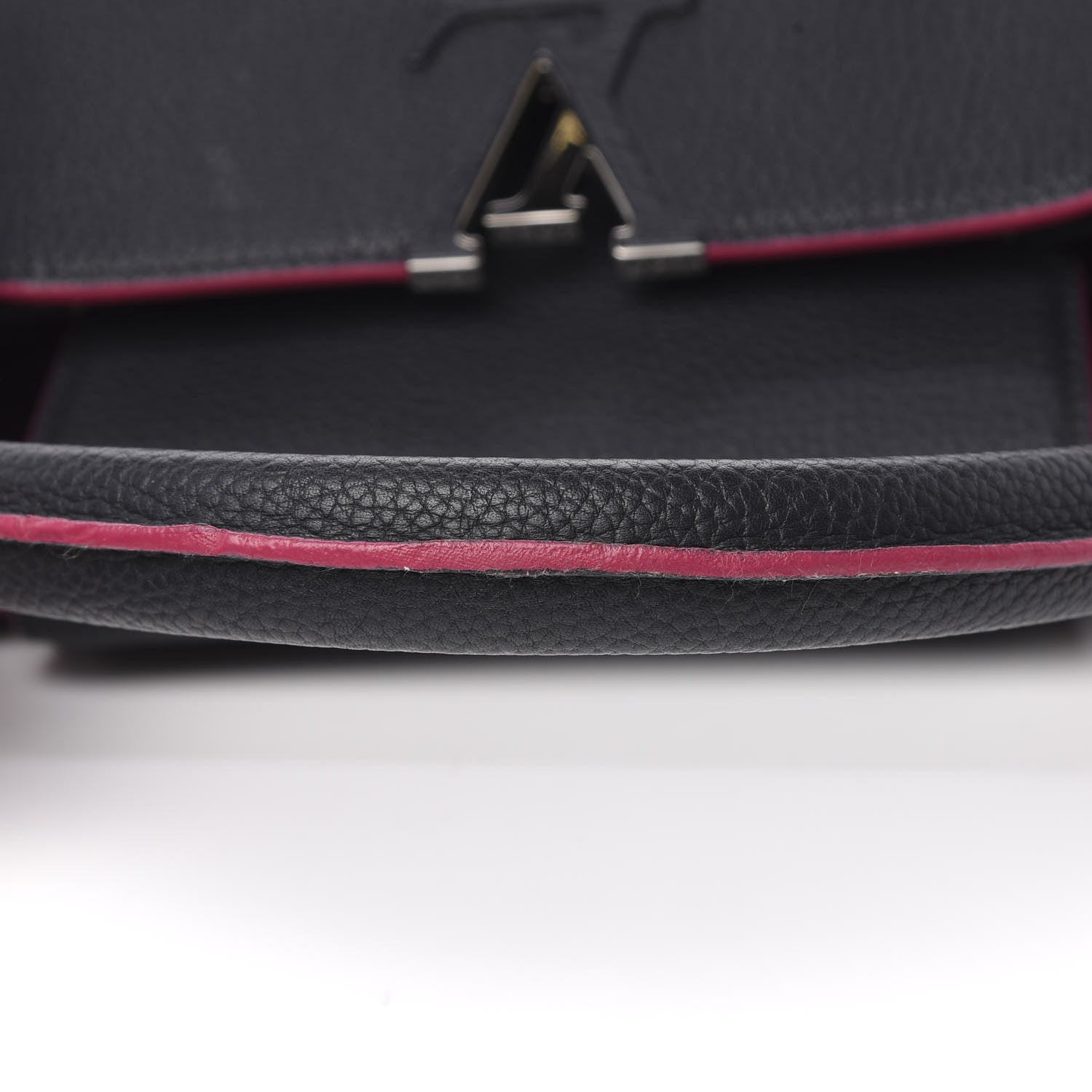 Louis Vuitton Taurillon Capucines MM Cobalt Fuchsia 10 of 10