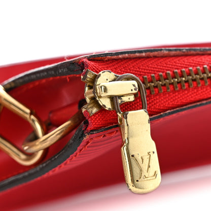 Louis Vuitton Epi Pochette Accessories 21 Castillan Red 12 of 15